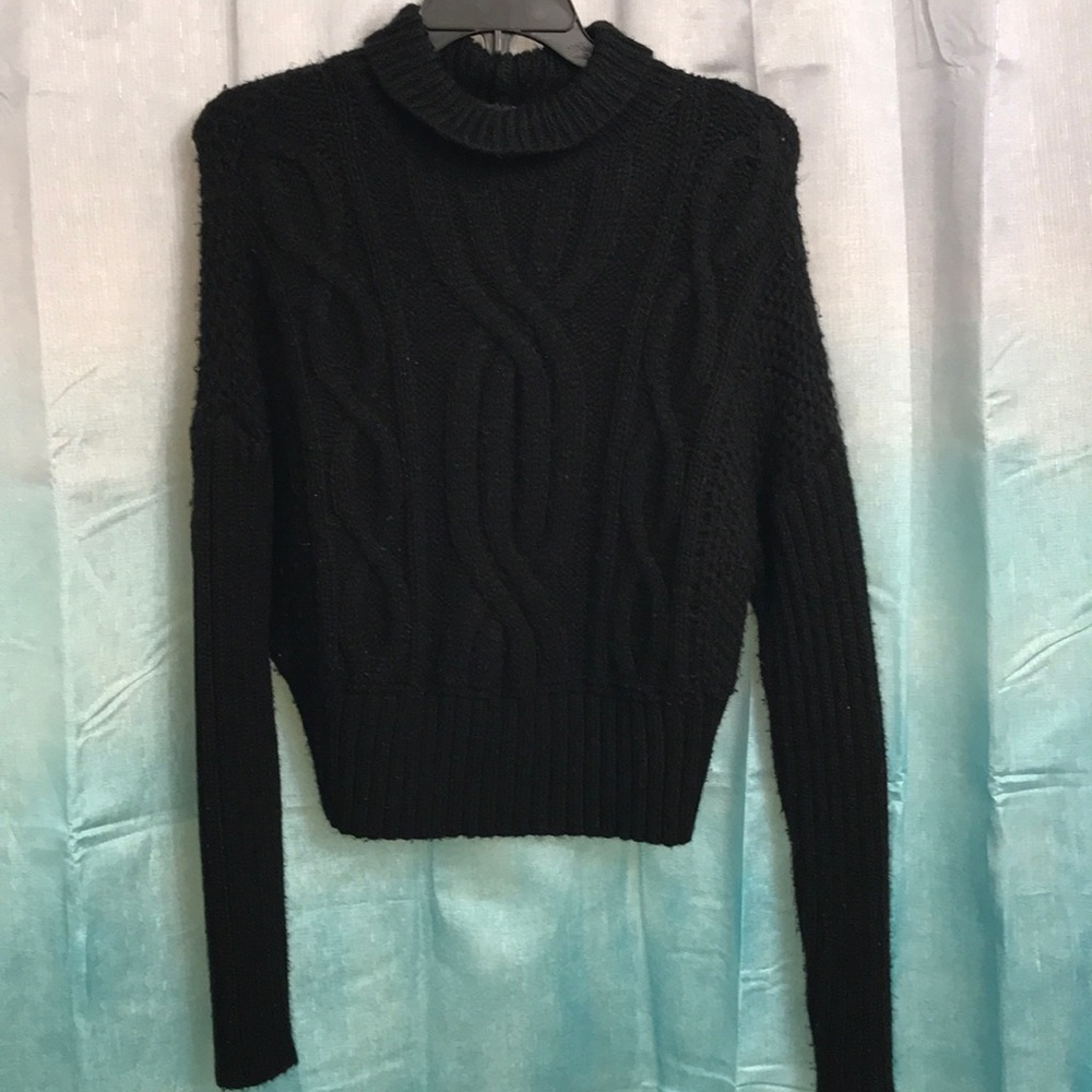 Express fuzzy knit sweater